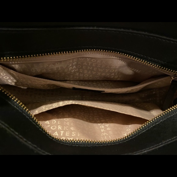 Kate Spade Laurel Way Reese Satchel & Crossbody Bag in Cream/Black - Picture 5 of 6